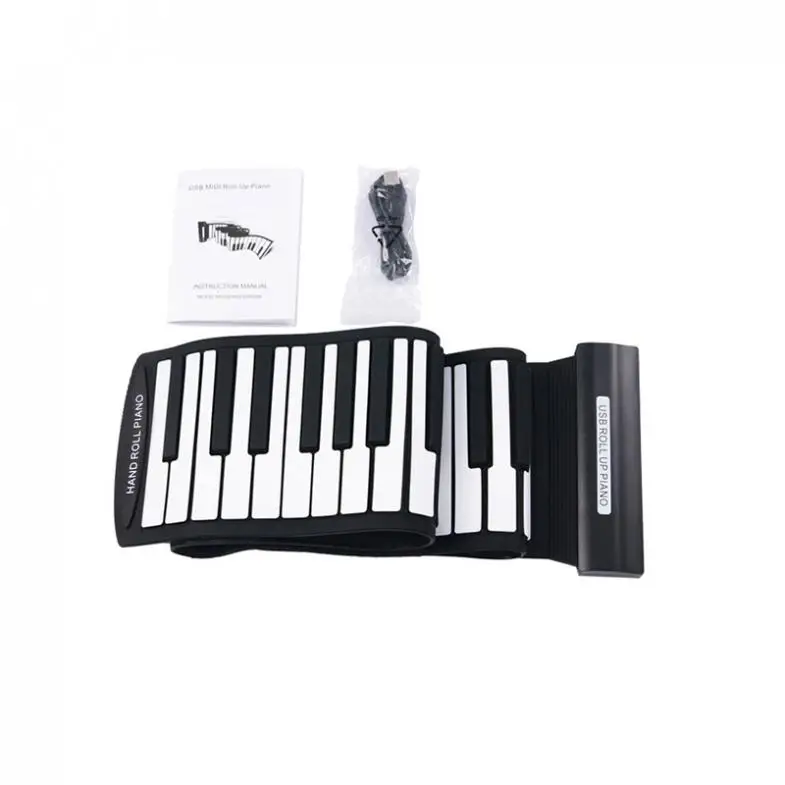 KONIX Fold Electronic organ превосходное рулонное пианино с мягкими клавишами(MD88S 88 клавиш профессиональная MIDI клавиатура