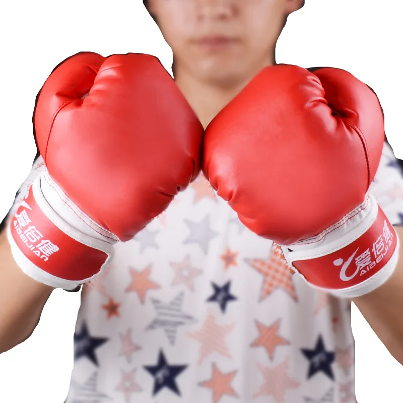 Новые боксерские перчатки из искусственной кожи с одним формовочным покрытием