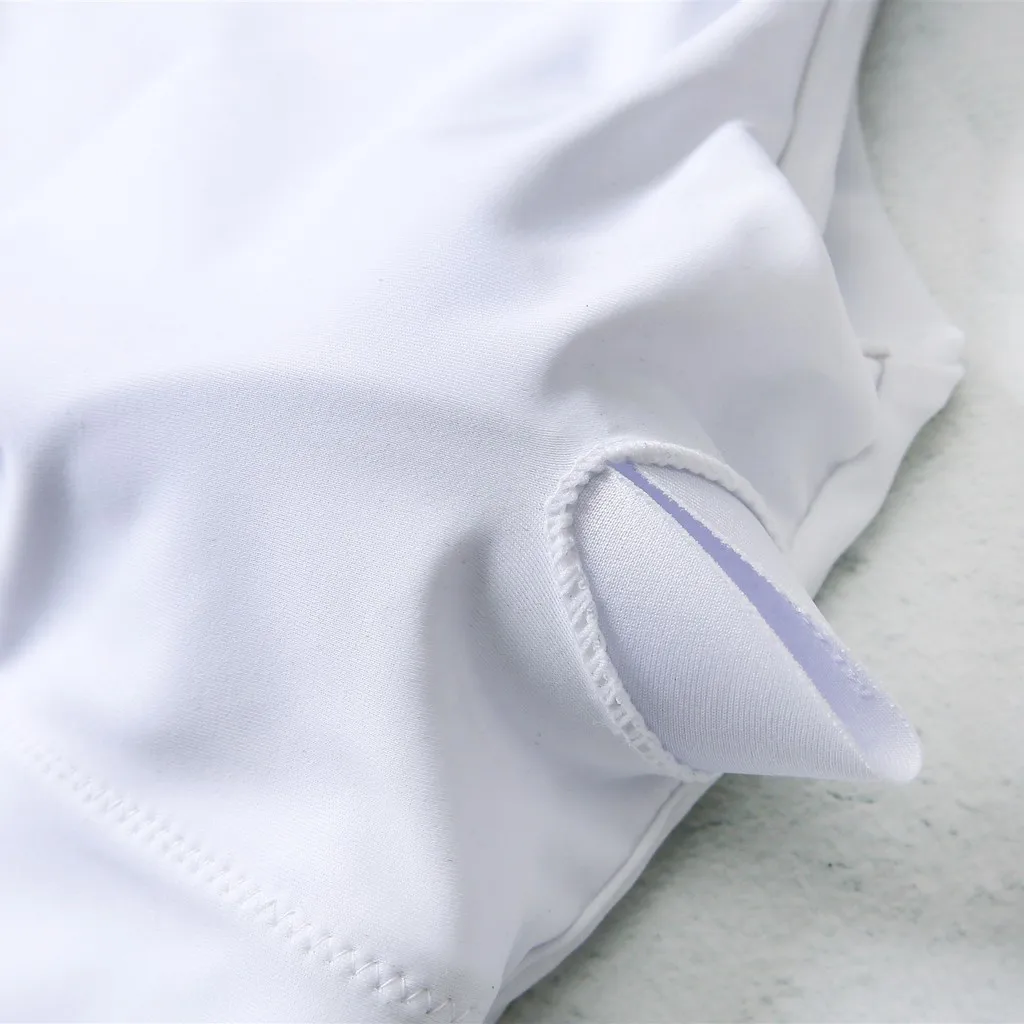 Женский сексуальный комплект из двух предметов однотонный белый топ с цветочным