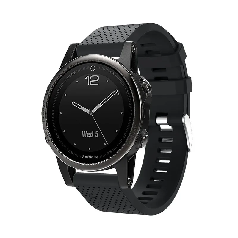YOOISDE 20mm Easy Release Silicone Quick Fit Soft Smart Watch Sport Band Strap for Garmin Fenix 5S/Fenix 5S Plus | Электроника