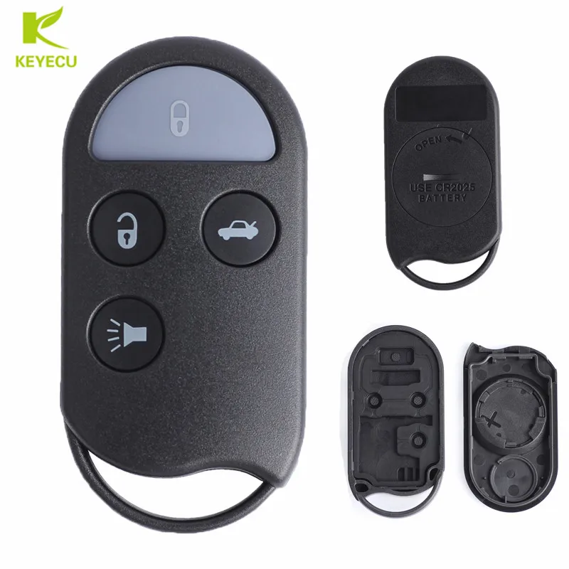 KEYECU Новый Сменный Чехол для дистанционного ключа Fob 4 кнопки Infiniti I30 1995 1999 Nissan Maxima