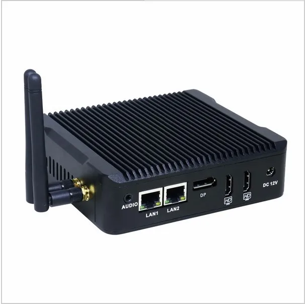 Мини-ПК без вентилятора Intel Core HD Graphics 400 V7 N3160 системный компьютер HDMI 4K HTPC TV Box Nano