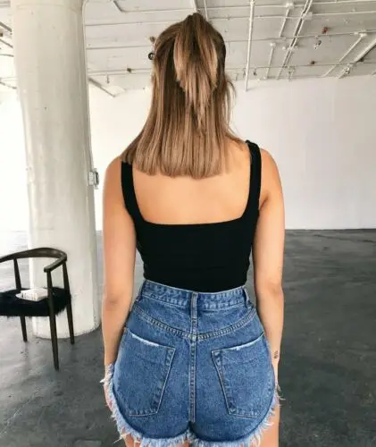 Fashion Women Summer Sexy Sleeveless Tanks Tops Vest Casual Crop Cami Camisole Short Top Black Blue White Yellow | Женская одежда