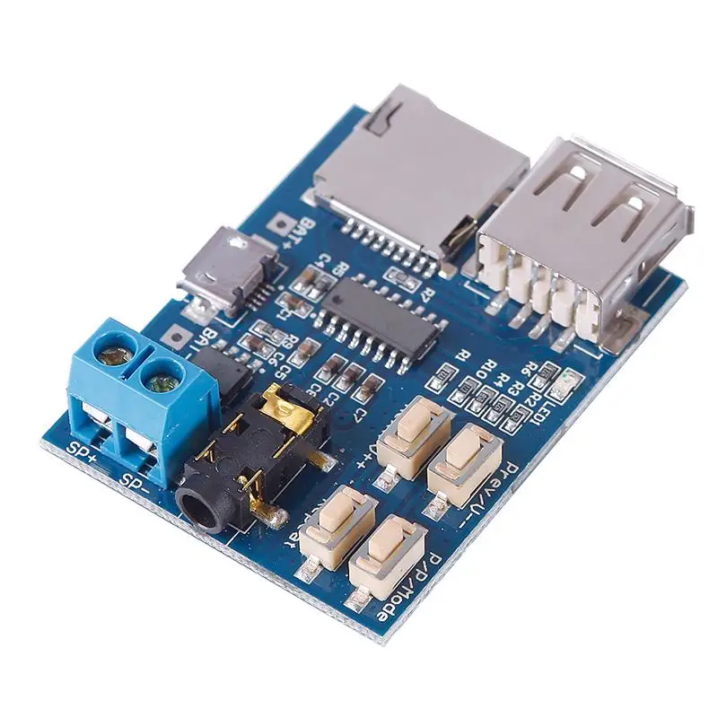 Новый декодирующий декодер MP3 плеер аудио модуль Плата с портом Micro USB #69356|audio port|usb