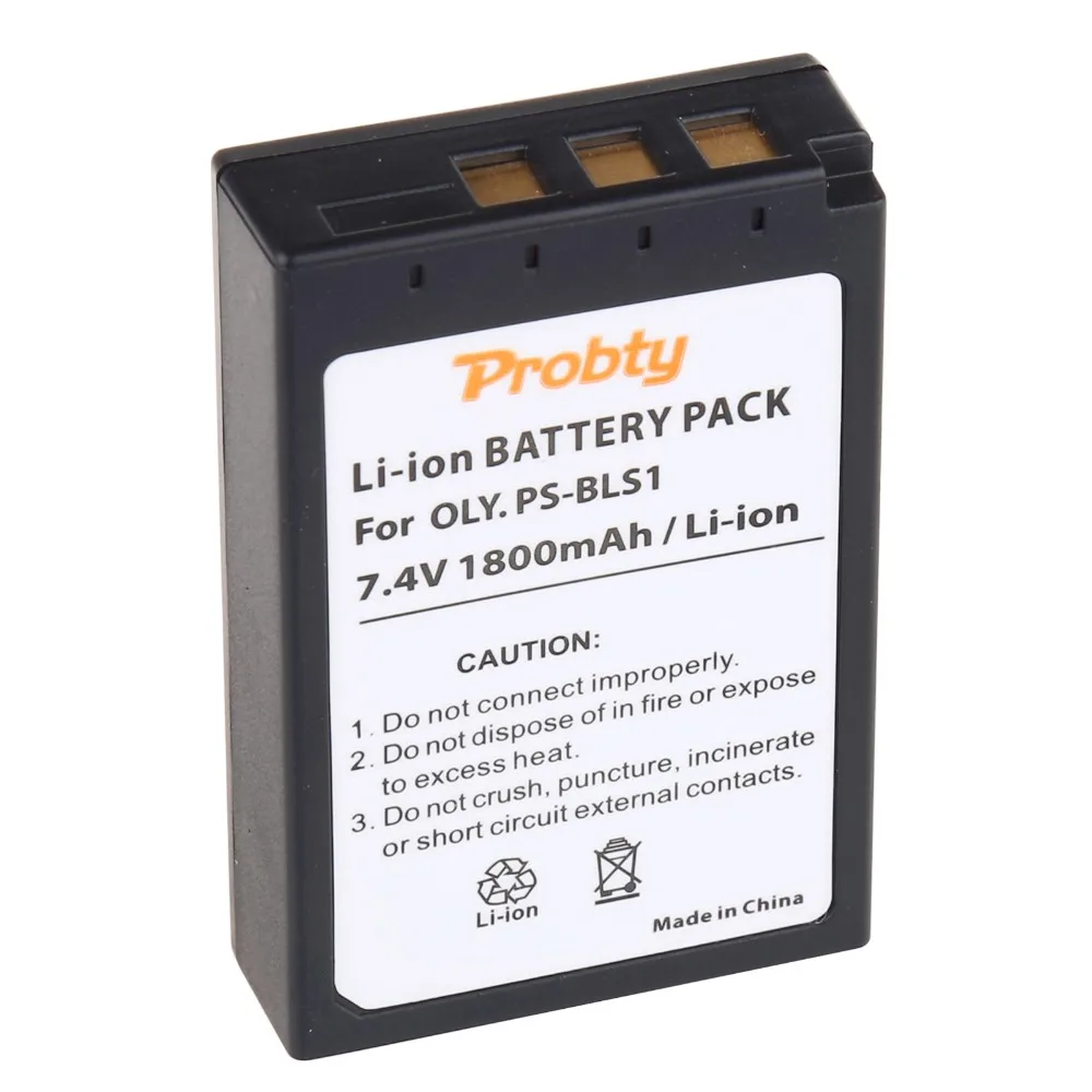 PROBTY 2 x PS-BLS1 PS BLS1 PSBLS1 Перезаряжаемые Аккумулятор для Olympus PEN E-PL1 E-PM1 EP3 EPL3 Evolt E-420 E-620 E-450 E-400 E-410