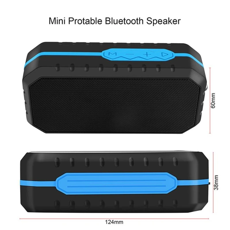 Портативный беспроводной Bluetooth 4 1 Динамик Звуковой громкоговоритель