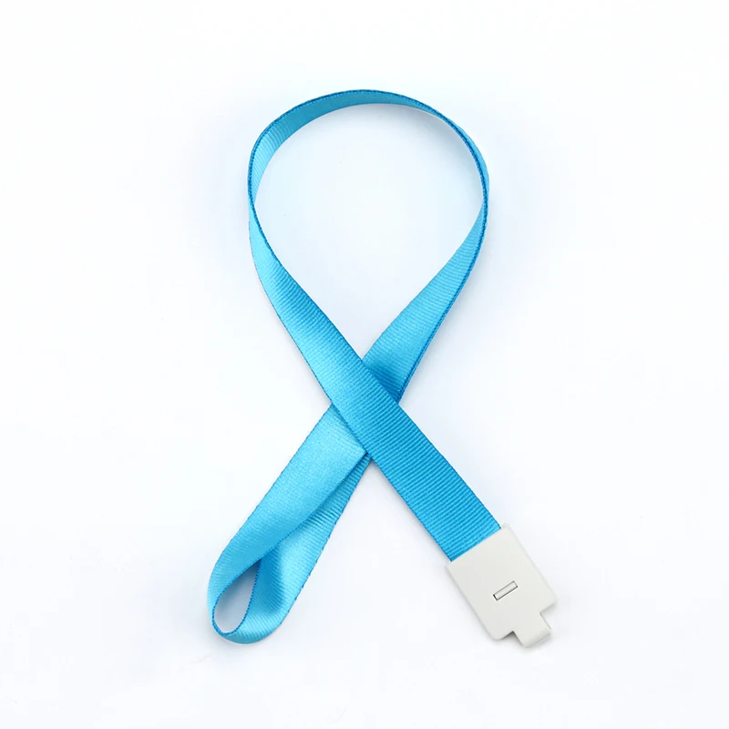 10 мм шнурок для ключей ID держатель для карт 6736 - Цвет: Sky BLue