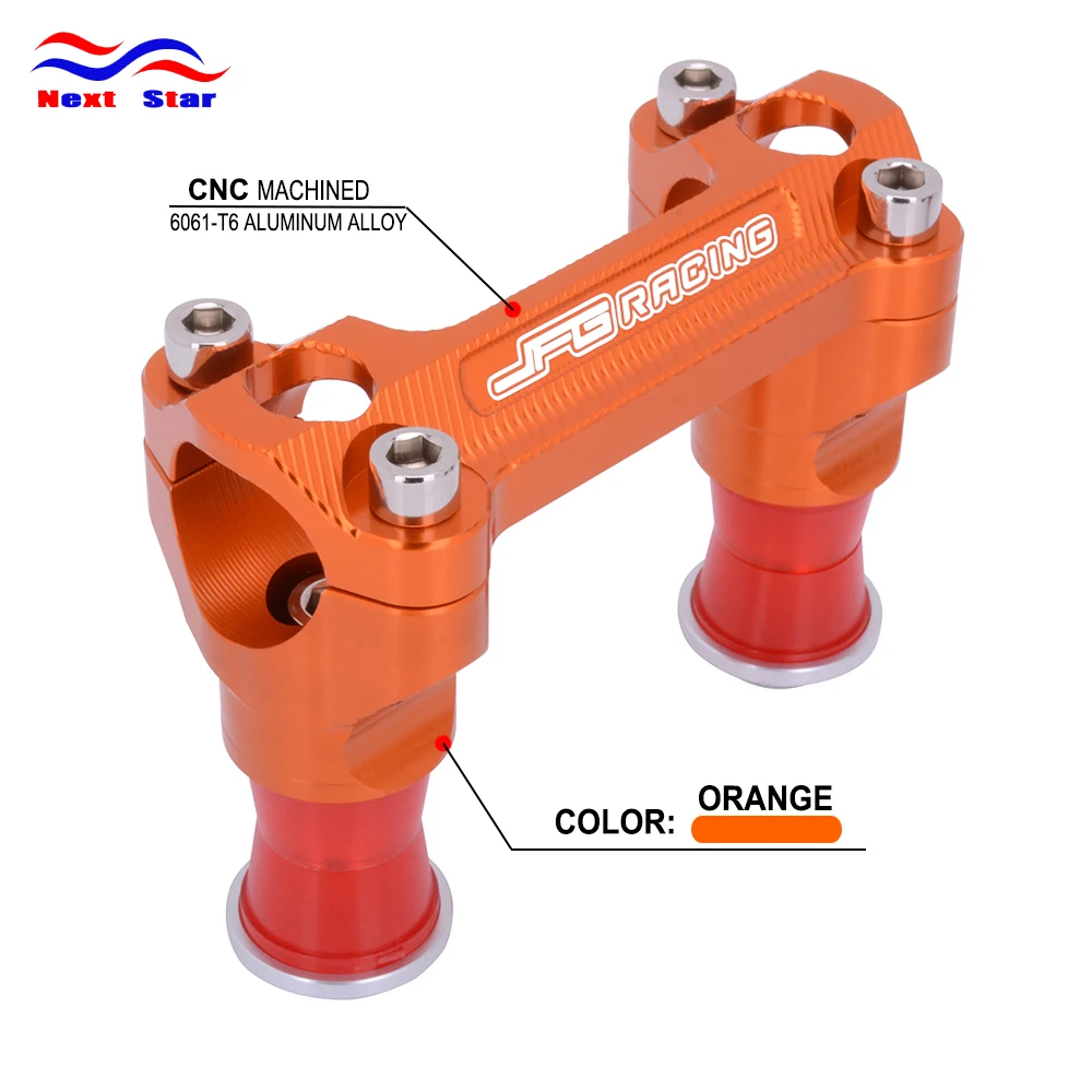 28 мм CNC Заготовка для руля Riser Крепление зажим для KTM SX125 SX150 SX250 XC250 XC300 SX SXF XC XCF XCFW 125 250 350 450