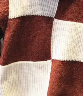 Knitting sweater Комплект зимней одежды для маленьких мальчиков, комплект одежды для малышей, одежда для малышей, вязаный свитер+ плотная рубашка в полоску+ плотные джинсы, комплект из 3 предметов - Цвет: Knitting sweater