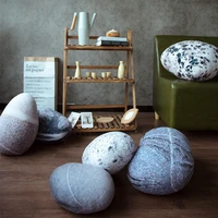simulation stone pillow pebble cushions childrens cushion lazy sofa nordic home decoration soft plush pp cotton back cushion