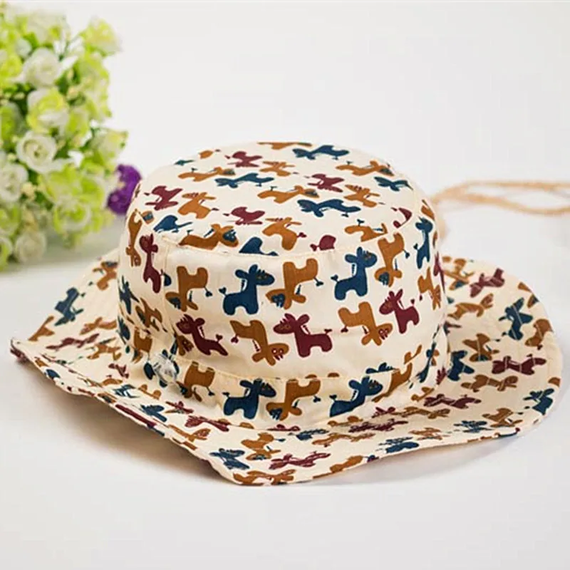 Children Fisherman Hat Boy Summer Sun Cap Girl Lovely Bucket Hats 50cm 54cm | Аксессуары для одежды