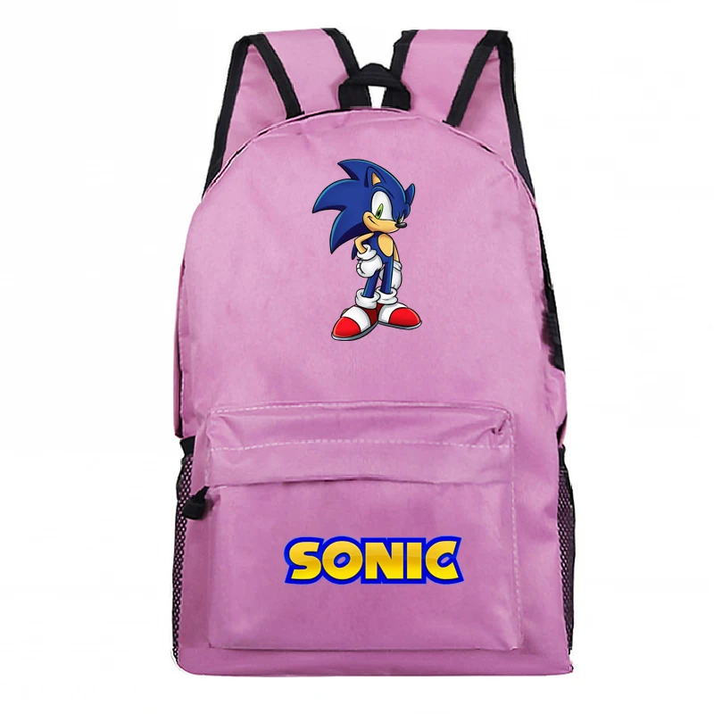 24 Sonic рюкзак, школьные сумки, модный шаблон, для студентов, для мальчиков и девочек, рюкзак для мужчин и женщин, рюкзак для ноутбука - Цвет: 24