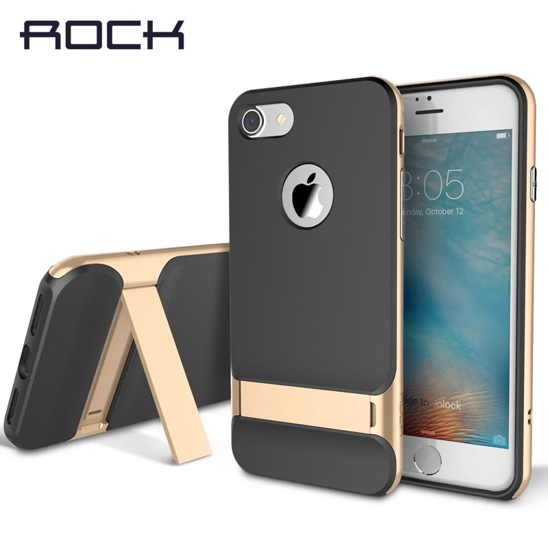

TPU+PC For iPhone 7 Case Rock Royce Luxury Kickstand Holder Cases Coque For Apple iPhone 7 / 7 Plus Mobile Phone Back Covers