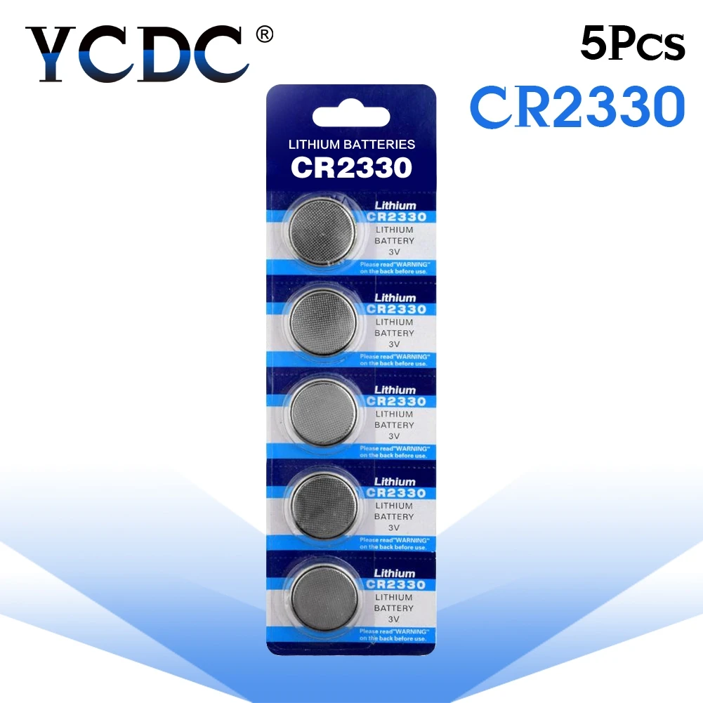 CR2330 Дешевые CR2430 CR2330 CR2032 CR2025 CR2016 CR2450 3 в литиевые 5 шт. батарейки для монет и кнопок для часов, игрушки, калькуляторы, часы - Цвет: CR2330