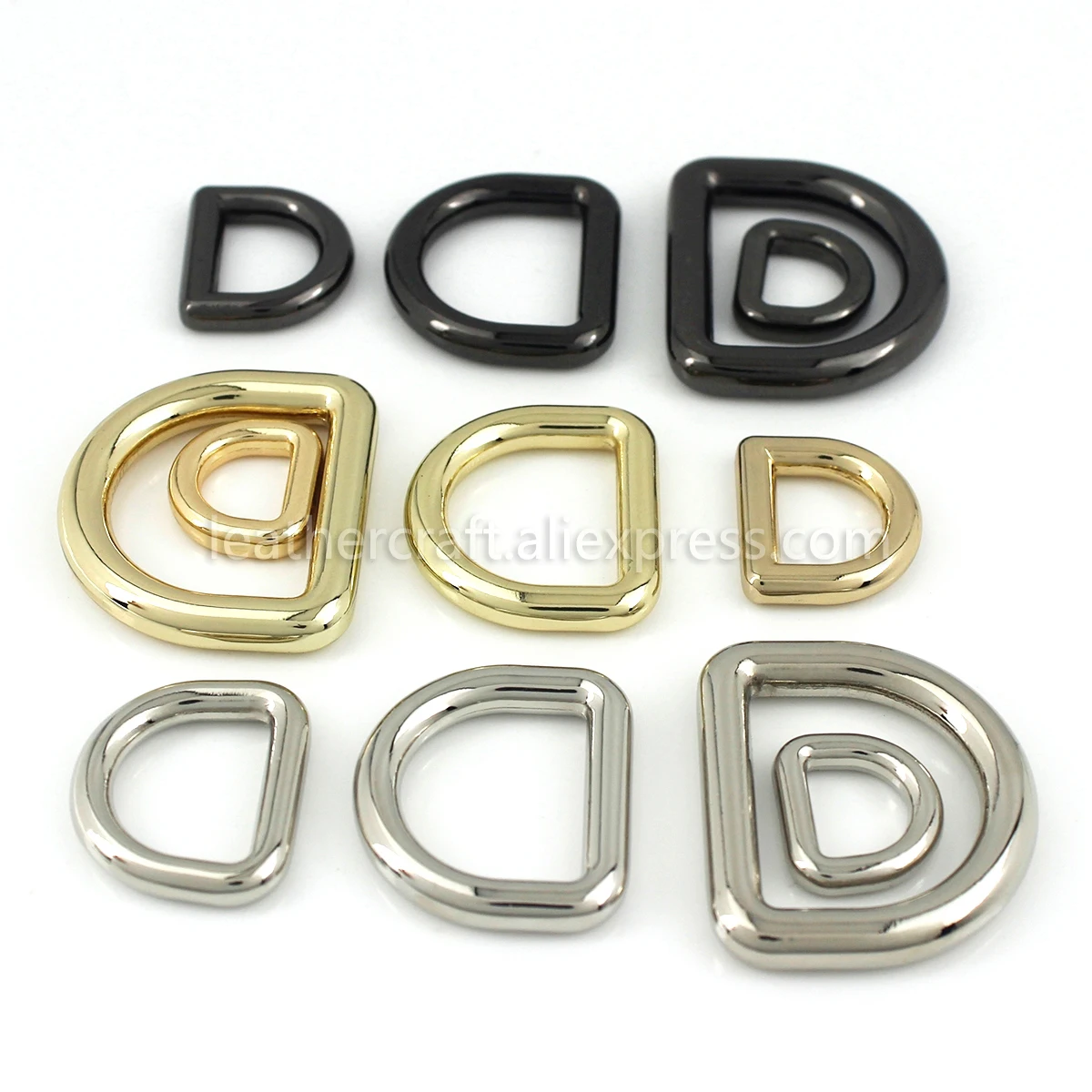 2 шт. металлический пресс форм литой d образная Пряжка петли тканной ленты кожаный