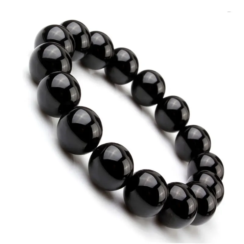 Браслеты из черного оникса и натурального камня женские модные украшения ручной