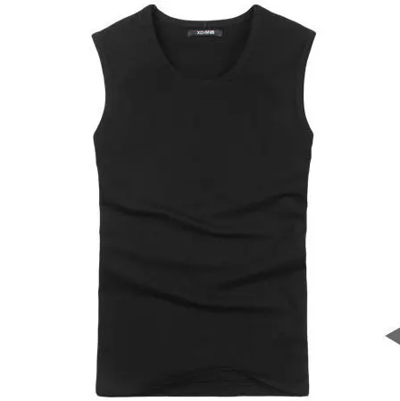 O neck Black Летняя мужская мода без рукавов жилет мужской tide хлопок корейский Тонкий жилет Повседневная майка Топы Азия S M L XL XXL C171 - Цвет: O neck Black