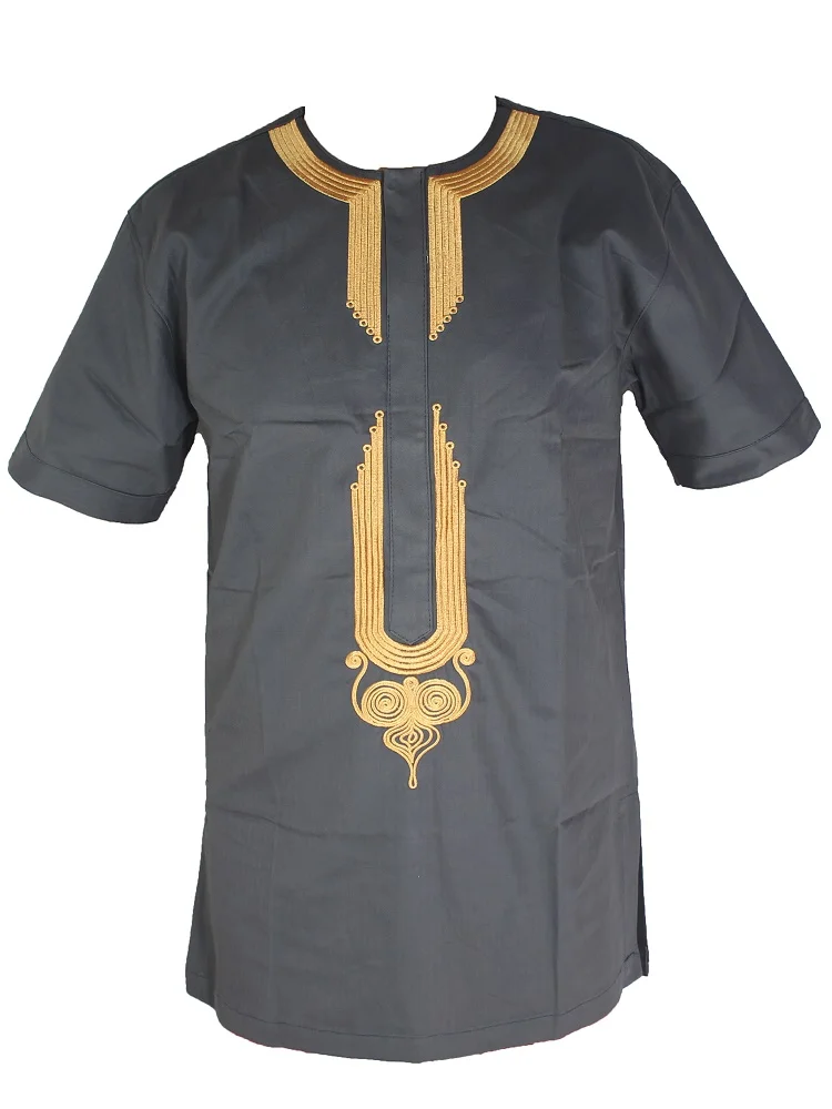 Арабский этнический короткий ТОБ золотая вышивка мусульманский Топ Мужская