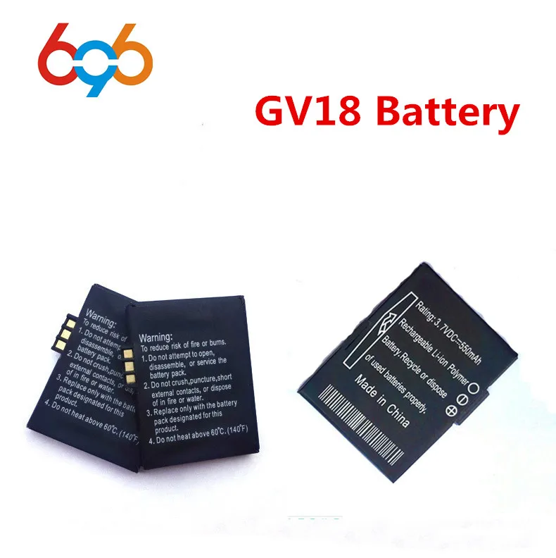1 шт./лот Замена батареи для Aplus GV18 Смарт часы 550 в 3 7 мАч перезаряжаемый литий