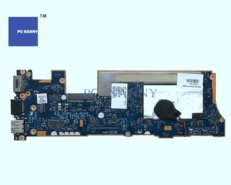 Материнская плата PCNANNY 715153 501 VCU01 LA 8554P для HP ENVY SPECTER 13 XT I7 3537U 4G материнская