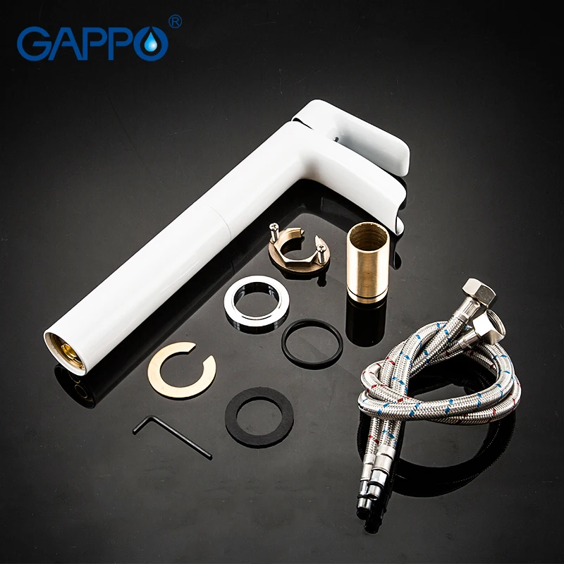 GAPPO смеситель для раковины ванной комнаты белый водопад краны на