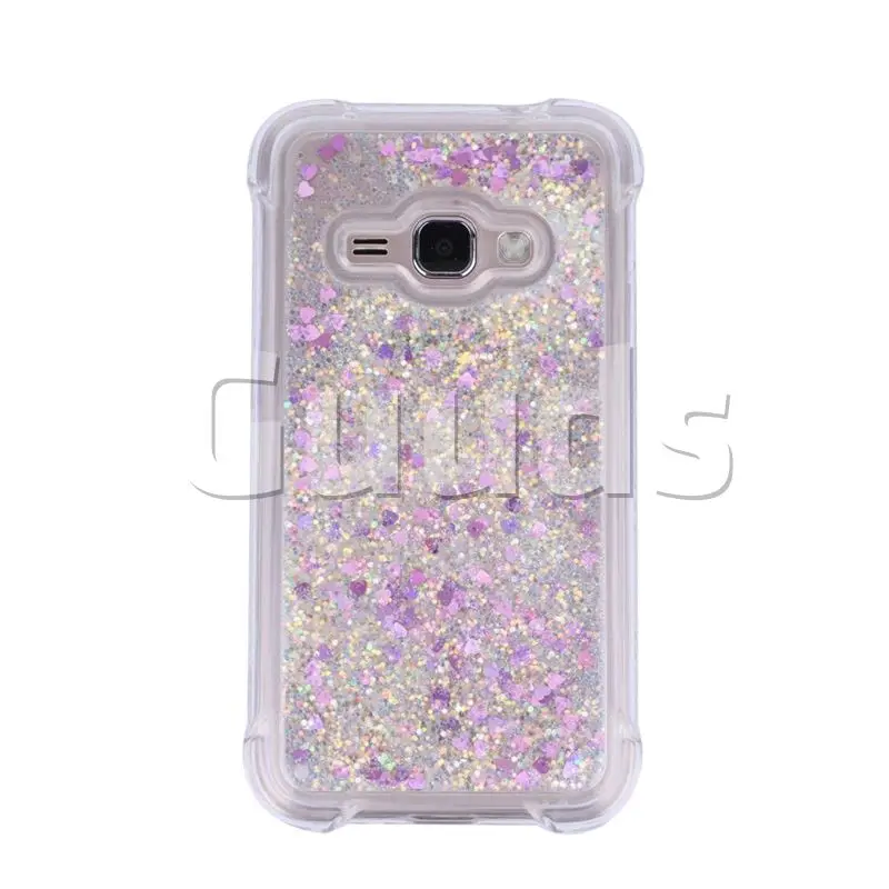 Guuds для Samsung J1 2016 J120 крышка динамические жидкие блестки песок зыбучий звезда ТПУ
