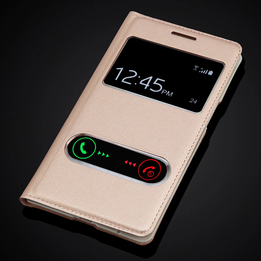 Чехол книжка с двойным окошком для Samsung Galaxy Win GT I8552 I8550|for samsung galaxy|leather casewindow |