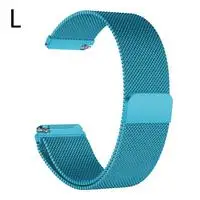 Sky Blue stainless Сменный спортивный ремешок для Fitbit Versa/Versa Lite Edition из нержавеющей стали/мягкий силиконовый ремешок для наручных часов размера S/L для фитнес-часов - Цвет: Sky Blue stainless