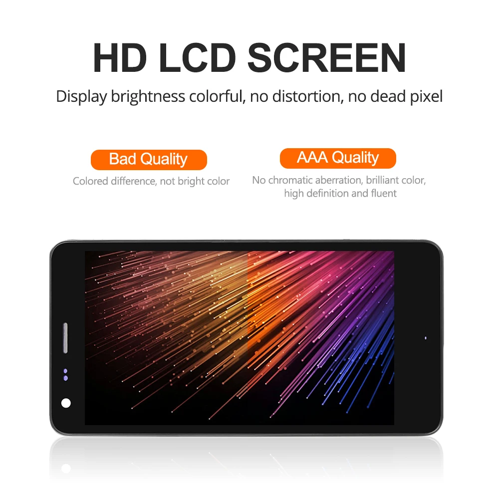 ЖК дисплей 4 7 дюйма + TP рамка для Xiaomi Redmi2 Redmi 2 дигитайзер сенсорного экрана в сборе