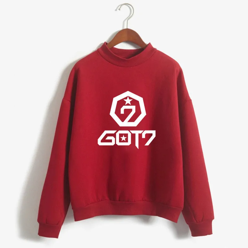 New Exo Blackpink Hoodies Women Warm Hoodies Twice Wanna One Got7 Sweatshirts Harajuku Ladies Monsta X Female Fan Hoodie