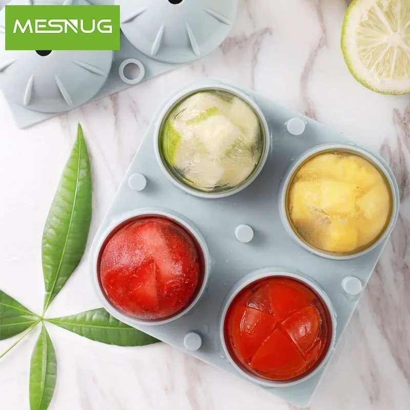 MESNUG Food Grade Four 4 5 см большая форма для ледяного шара легкий выпуск эластичная
