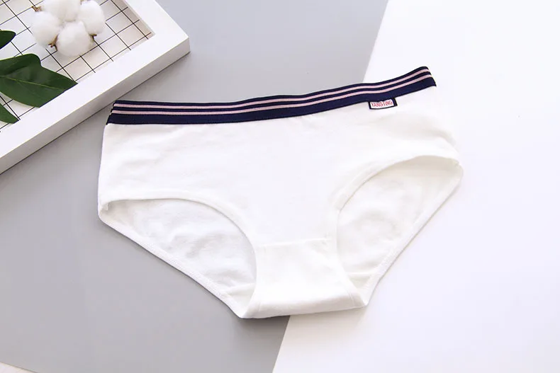 white SP& CITY, простой стиль, однотонное милое нижнее белье для женщин, хлопковые трусики для девушек, мягкое нижнее белье, бесшовные трусы, женское нижнее белье - Цвет: white