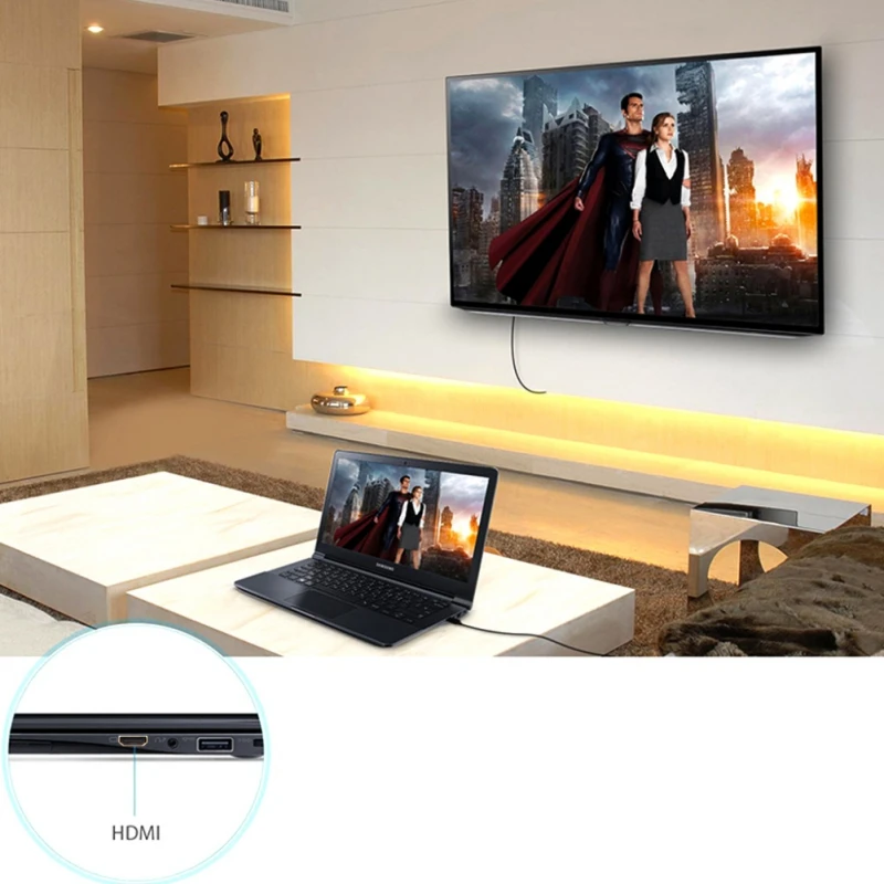 4 k разъем высокой четкости кабель для HDMI 1/1. 8/3 метров HDMI к HDMI кабель 4 K конвертер адаптер Шнур для ноутбука ПК DVD плеер