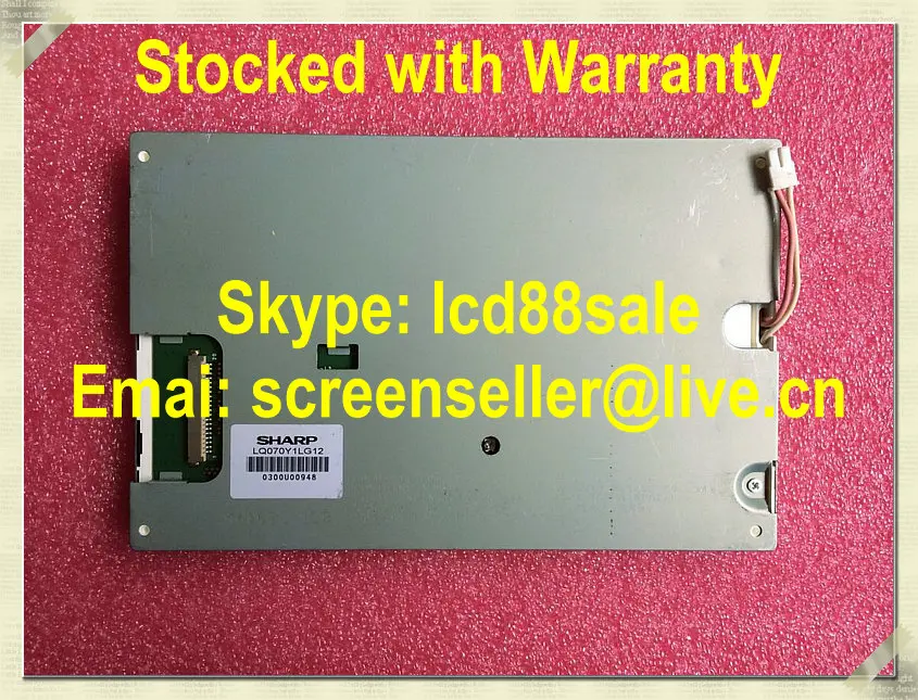 best price and quality original  LQ070Y1LG12   industrial LCD Display