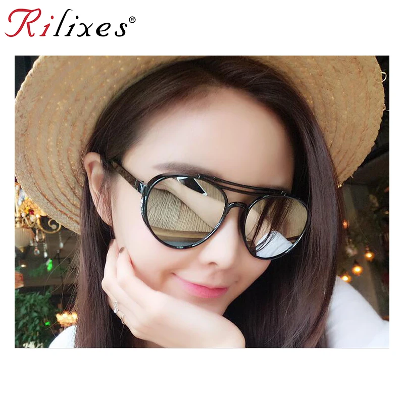 Солнцезащитные очки в овальной оправе UV400 для мужчин и женщин винтажные