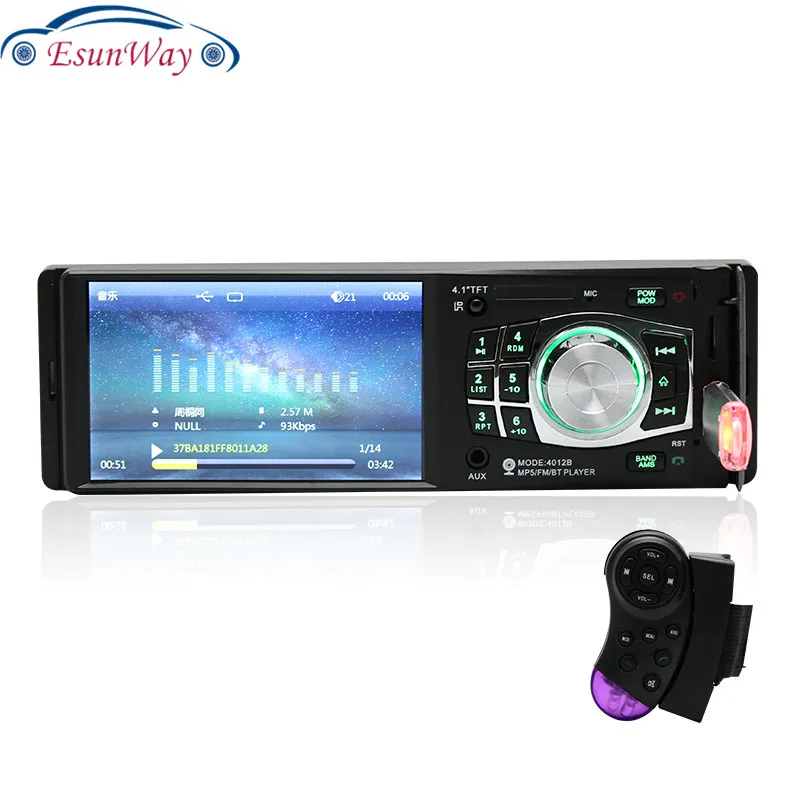 Автомобильный MP3-плеер 4012 Bluetooth автомобильное аудио стерео музыка FM-радио