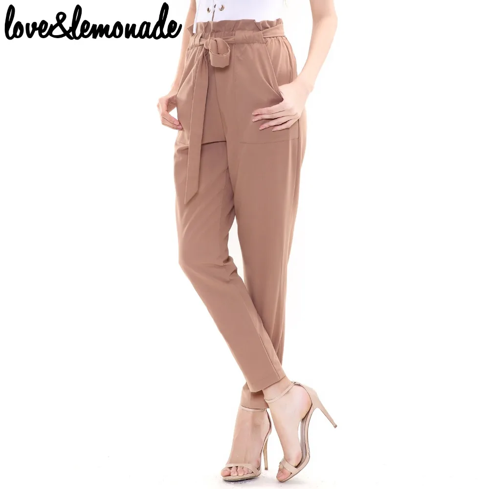 Брюки с оборками и поясом на талии Love & Lemonade. LM 6023|love love|love lemonadelove belt |