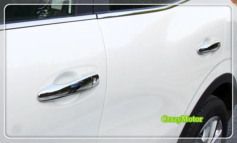 ABS Хромированная боковая дверная ручка Накладка аксессуары для Renault Kadjar автомобильный Стайлинг