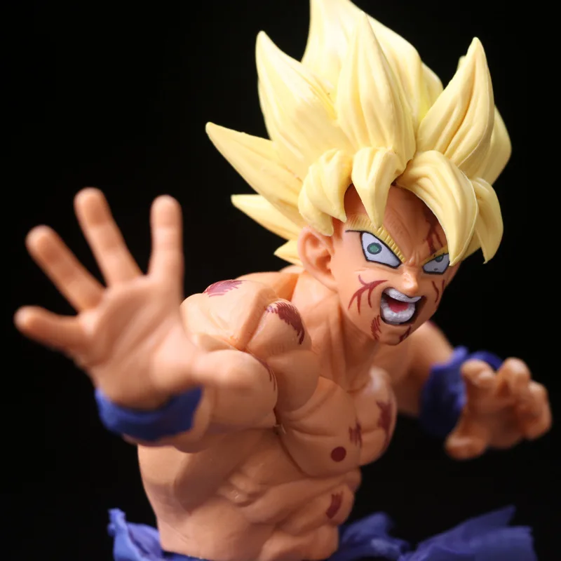 Аниме Dragon Ball Z Resurrection F Super Saiyan Son Gokou бардок ПВХ фигурка Коллекционная модель кукла игрушка 23 подарки для детей