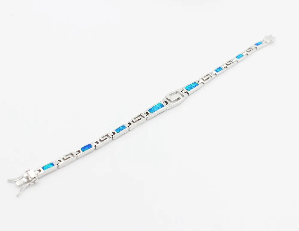 2016 новый дизайн геометрические браслеты с подвесками голубым огненным опалом |