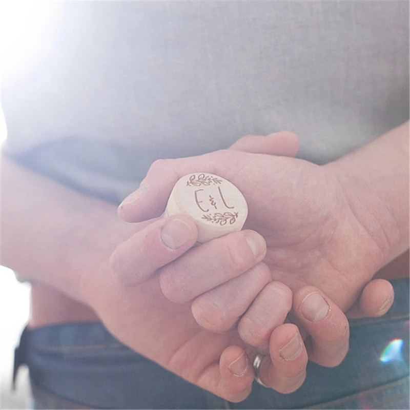 Коробка для обручального кольца с именем буквы-украшения Box Boite A Bijoux подарок