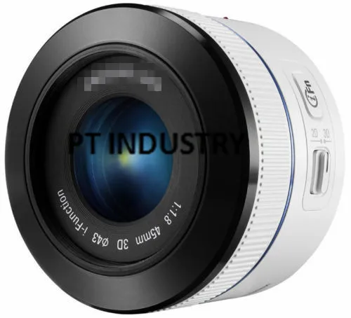 Оригинальный объектив NX 45 мм 2D/3D F/1 8 (белый) для Samsung NX1 NX30 NX300m NX300 NX500 | Электроника