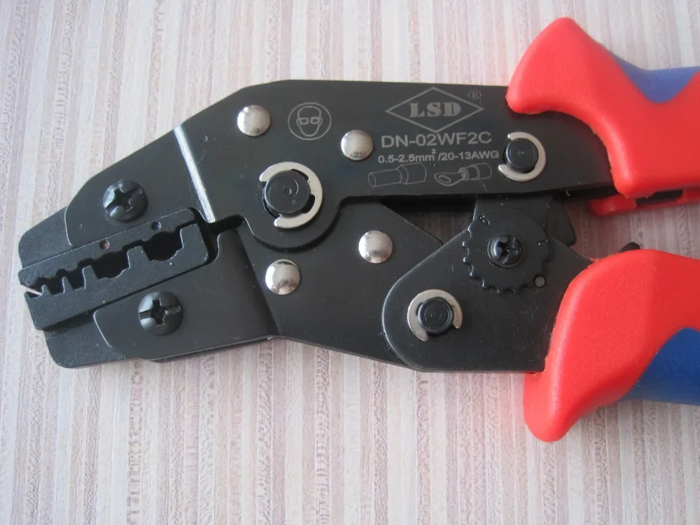 DN 02WF2C мини Обжимные Щипцы в европейском стиле для обжима наконечников и