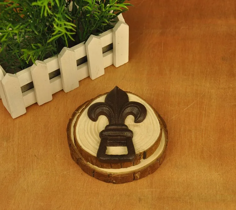 Чугунная открывалка для бутылок Fleur De Lis газированные напитки бар бармен