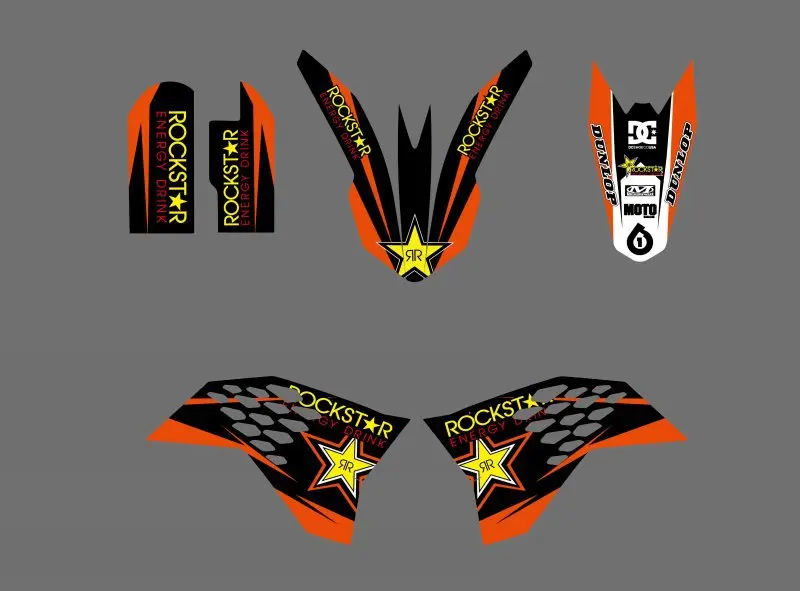NICECNC 0533 набор графических наклеек для KTM SX65 SX 65 2009 2010 2011 2012 Новый соответствующий