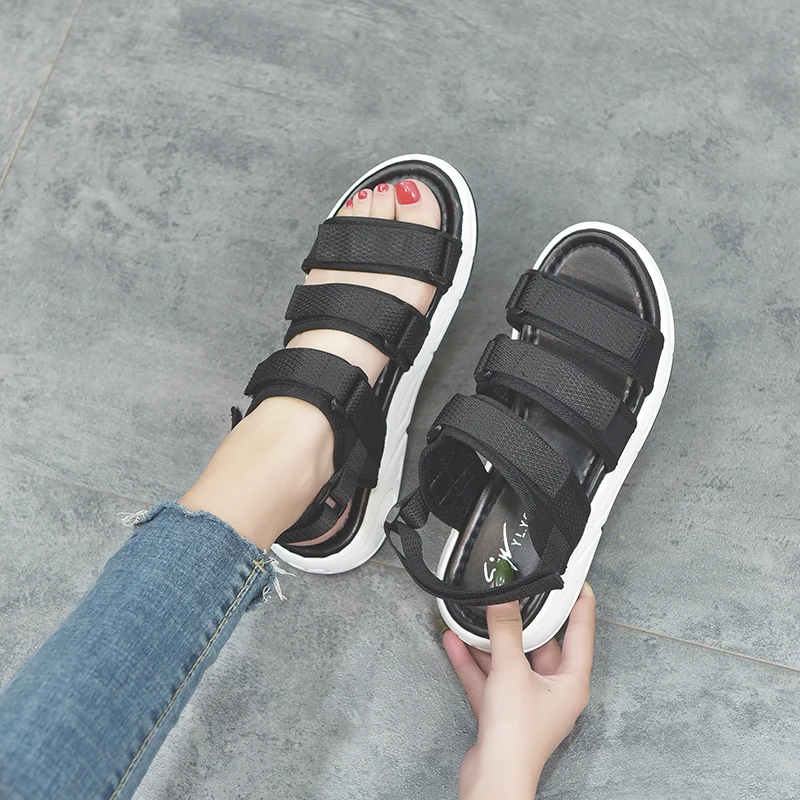 Platform Sandals Women Casual Beach Shoes Soft and Comfortable Summer Outdoor Sandals Platform Sneakers Ladies Sports Shoes