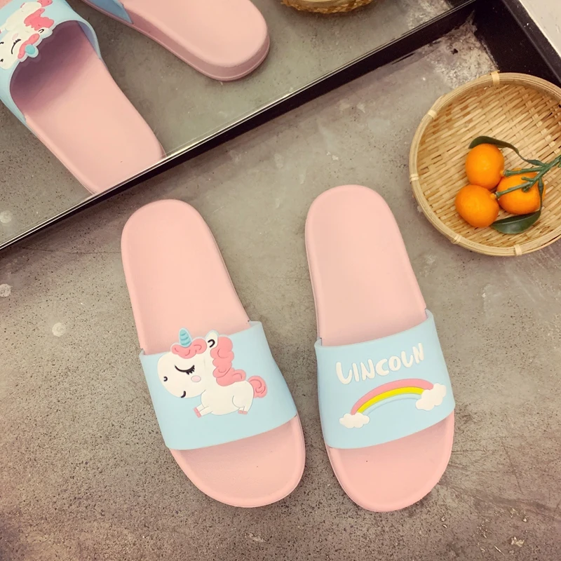 Шлепанцы женские для дома и пляжа Симпатичные картонные тапки удобные сандалии