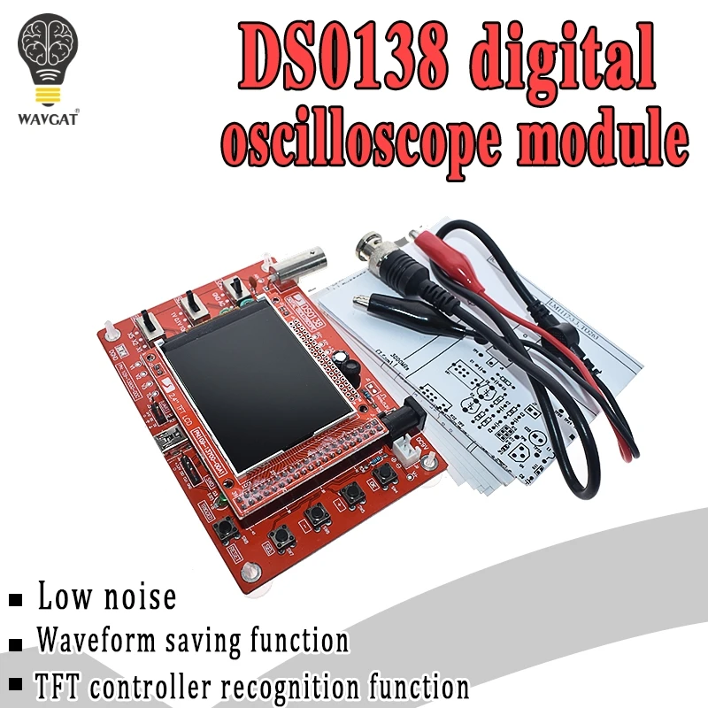 Агент DSO138 2 4 &quotTFT экран цифровой осциллограф набор сигналов дисплей