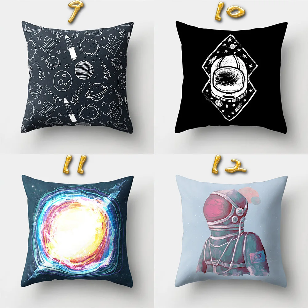 3D галактика планеты Ночная Подушка Чехол Вселенная космическая тематика