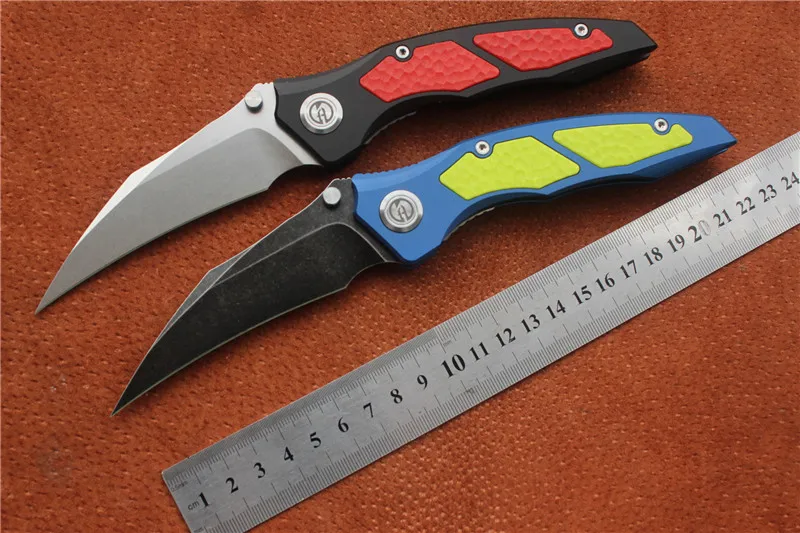 Высокое качество, Maxace красный/желтый/синий queen складной нож, алюминий, G-10 инкрустация(" Stonewash), Открытый Кемпинг Охота ручные инструменты